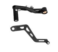 SRTYDCUR Pedal de Freno Trasero Ajustable for Motocicleta, Palanca de Cambios Plegable, Compatible con Honda CRF1100L CRF1100 Africa Twin 2019-2024(One Set Black)