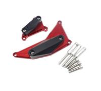 SRTYDCUR Protector de Motor CNC for Motocicleta, Cubierta Izquierda Derecha, Almohadilla Protectora contra choques Compatible con BMW S 1000 R/RR/XR HP4 14-17(Red)