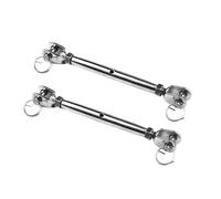 SRTYDCUR Tensor De Mordaza De Cuerpo Cerrado For Cestas De Flores Con Tornillos M5, M6, M8, M10, M12 Y M16 For Tensar Cables Y Cuerdas. Acero Inoxidable 304 Resistente.(2 Pcs,M5)