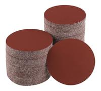 Sruhrak 100 Piezas Papel de Lija 1500 Grano, 125 mm Redondas Disco de Lija No Agujeros Hojas de Lija para Lijadora Orbital Excéntrica