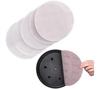 Sruhrak 25 Piezas Papel de Lija, Malla de Lijado 225mm Discos de Lijado Grano 400 para Lija para Lijadora Orbital Excéntrica