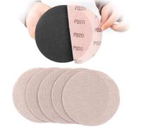 Sruhrak 30 Piezas Papel de Lija, Malla de Lijado 150mm Discos de Lijado Grano 320 para Lijadora de Paneles de Yeso Lijadora Orbital Aleatoria