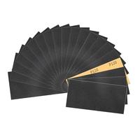 Sruhrak 93x230mm Papel de Lija Resistente al Agua, 30 Piezas de Lija para Uso en Húmedo y en Seco, Grano 120, para Trabajar la Madera, Desincrustar Metales y Preparar Superficies.