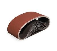 Sruhrak Bandas de Lija 100 x 610 mm - Granos 400 Lijado Correas Para Lijadora de Banda (12 UNIDADES)