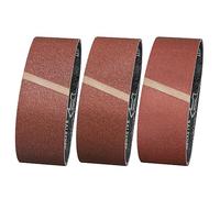 Sruhrak Bandas de Lija 100 x 915 mm, 4 de Cada Uno de Granos 60/80/120, para lijar, limar, afilar y eliminar el óxido (12 UNIDADES)