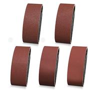 Sruhrak Bandas de Lija 30 x 330 mm, 10 piezas, cada 2 correas de arena de 60/80/120/240/400, para arena, filete, afilado y derusting, mejor para madera