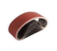 Sruhrak Bandas de Lija 75 X 533 mm - Granos 180 Lijado Correas Para Lijadora de Banda (15 UNIDADES)