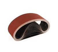 Sruhrak Bandas de Lija 75 X 533 mm - Granos 240 Lijado Correas Para Lijadora de Banda (15 UNIDADES)