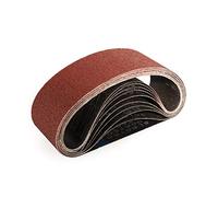 Sruhrak Bandas de Lija 75 X 533 mm - Granos 60 Lijado Correas Para Lijadora de Banda (10 UNIDADES)