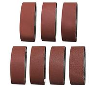 Sruhrak Bandas de Lija 75 x 610 mm - 2 de Cada Uno de Granos 40/60/80/120/180/240/400 Lijado Correas Para Lijadora de Banda (14 UNIDADES)
