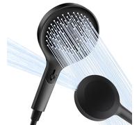 SRunDe 140MM Grande Alcachofa de Ducha Alta Presion con Manguera y Soporte Ducha Anticalcareo 4 Modos Chorro Cabezal de Ducha Extraíble Cabezal Shower Head Chuveiro para Limpiar Baños