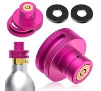 Srup 1 Piezas Adaptador rápido de CO2, Adaptador rápido de CO₂ tipo dividido, Nuevo adaptador de conexión rápida para CO2 de soda, Adaptador para rosca trapezoidal (TR21-4)