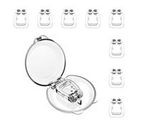 Srup 8 Piezas Pinzas nasales magnéticas antirronquidos, Pinza nasal antirronquidos, Pinza nasal de silicona magnética, Dilatador Nasal Anti Ronquidos, Dilatadores Nasales de Silicona Reutilizable
