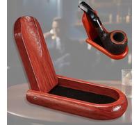 Srup Soporte de Madera para Pipas de Fumar, Portátil De La Pipa De Tabaco Soporte, Plegable Soporte para Pipa, Soportes para pipas de tabaco, Adecuado para oficinas, hogares y bares