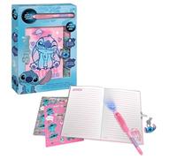 SRV Hub Disney Stitch Diary & MAgic Pen Set para niñas - Diario y cuaderno temáticos de Stitch - Juego de regalo de papelería para niños - Diario de escritura creativa para la escuela y viajes - Caja