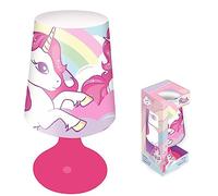 SRV Hub Lámpara de mesa de unicornio | Funciona con pilas | Lámpara de noche de 18 cm para niños y niñas, lámpara de noche, ideal para decoración de dormitorio de niños a partir de 3 años | Luz LED