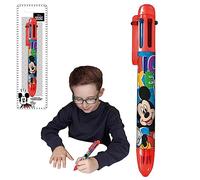 SRV Hub Mickey Mouse - Bolígrafo para Colorear Con 6 Colores, Suministros de Fiesta, Premios y Regalos de Cumpleaños para Niños a Partir