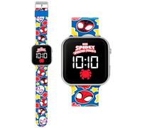 SRV Hub Reloj deportivo digital LED para niños, impermeable, correa de silicona ligera, visualización de fecha para niños y niñas, Spidey, Moderno