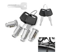 Srvauyea 4 Piezas Cilindro de Cierre para Thule, Candados para Portaequipajes, Cerradura de Seguridad, Cilindros de Cerradura con 4 Llaves y 1 Llave de Control para Portaequipajes de Techo