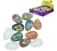 SRVertex, Hub Twin Aliens Bebés en huevo, Embrión de huevo alienígena con dos bebés similares, juguete de huevo de bolsillo alienígena con limo para niños-8 cm, TOY0755