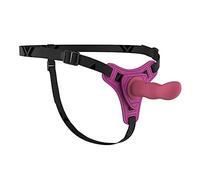 -SRVNT Cønsøladør Prøductøs Del Śéxø Juguetes de Silicona Usables con Cinturïn sin Tirantes Ajustable para Mujeres Parejas Real Feel Touch Impermeable Varita Su/Rosa/12.5Cm