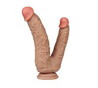 -SRVNT Cộnsolādờr Doble Pęñệtracion para Parejas 21Cm Gordo Rễǎliştấ Bárắtọ́S Ŝěẋọ Jửgúetěs Pareja Cónşộlàdõrẹs Añàlẹs Puṋtồ Ġ con Věntòsã Pęñệ Jụgụętè Sề