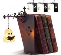SRXY 2026 Mini Bookshelf Lamp,Library Lantern-Decorative Bookshelf Lighting, Reading Book Shelf Lamp Lights Between Books For Bookworms Or Study Reading Corner Home Library (3PCS-C)