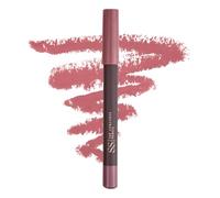 SS| Double S Beauty - Lápiz Perfilador Labios Versátil, Cremoso y Nutritivo | Pintalabios, Colorete y Sombra de Ojos Acabado Ultra Natural Satinado | Lip Liner Labial Fácil y Rápido (Nude Rosado)