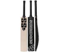 SS EW0914 Cricket Bat, Unisex-Adult, White/Black, Size 6