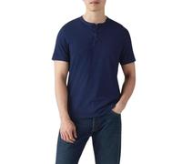 Levi's Camiseta para Hombre Housemark Henley, True Indigo Dark Ind, M
