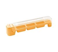 ss Mold Maker, Easy Release Ice Tray, 8,8 x 1,5 x 1,7 pulgadas Cube with Lid, Sealed Silicone Maker, Stackable Kitchen Tool with Slim Build, Whiskey Chiller for Coffee and Juice