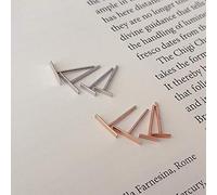 SS1 S925 Ornamentos de plata esterlina Pendientes de palabras para hombres y mujeres Pendientes de tiras en la oreja Pendientes redondos TL0420