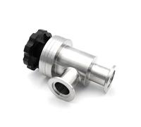SS304 Stainless Steel KF40 High Vacuum Angle Valve，Manual L-Type Valve