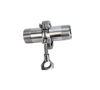 SS304 Stainless Steel Polished Clamp Threaded Pipe Fitting Set, Fastener, Reducer(DN10-34)