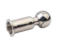 SS304 Tri abrazadera 1,5 "2" 2,5 "tanque giratorio CIP Spray Ball Tri trébol Compatible bola de limpieza virola OD 50,5/64MM(63mmX77.5mm)