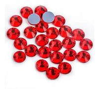 SS6-SS30 40 colores Crystal AB Better Hot Fix Rhinestones, Strass de vidrio Hotfix Iron On Rhinestones Costura y decoraciones de tela-Light Siam-ss6 1440pcs