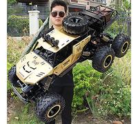 SSBHDM RC Buggy Vehículo RC Todoterreno Grande de 18,1 Pulgadas, camión RC Todo Terreno con 6 Ruedas Que absorben los Golpes, Coches RC de Alta Velocidad de 2,4 GHz, Coche de Carreras de Juguete para