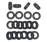 SSC - 2 neumáticos de agarre para coches de ranura, neumáticos de repuesto de 7 mm de ancho para coche de ranura Scalextric, compatible con coches Austin, Healey, Formula Junior, neumáticos de