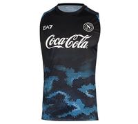 SSC NAPOLI Smanicato Training Ea7 Camiseta, Azul Claro, 3XL Unisex Adulto