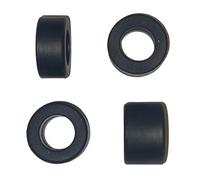 SSC Slot Cars - 4 neumáticos de repuesto para coche (2 delanteros de 9.5 mm de ancho, 2 traseros de 13 mm de ancho), F1 Slicks compatibles con Scalextric 90s F1 - Benetton, McLaren, Ferrari, Vintage