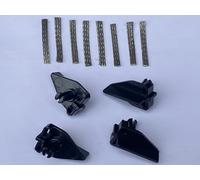 SSC Slot Cars - Recambios de repuesto para coches Easyfit Vintage G23 de tallo largo con trenzas u 8 ojales compatibles con modelos de coches de ranura Scalextric, accesorios de piezas de bricolaje de