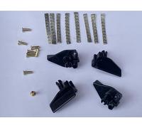 SSC Slot Cars - Recambios de repuesto para coches Easyfit Vintage G23 de tallo largo con trenzas y 8 ojales compatibles con modelos de coches de ranura Scalextric, accesorios de piezas de juguete con