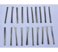 SSC Slot Cars Repuestos de repuesto Easyfit 8, 20 trenzas cortas o largas para cuchillas de guía de coche, compatibles con modelos de coches de ranura Scalextric, accesorios de piezas de bricolaje de