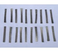 SSC Slot Cars Repuestos de repuesto Easyfit 8, 20 trenzas cortas y largas para cuchillas guía de coche, compatibles con modelos de coches de ranura Scalextric, accesorios de piezas de bricolaje de