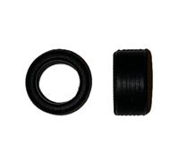 SSC Slot Cars Super Grip - Juego de neumáticos de repuesto para coche, frentes de rally compatibles con Scalextric Saloon Cars Fiesta XR2, Ferrari F40 delantero, Lamborghini Diablo, etc. 8,5 mm de