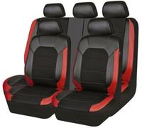 SSCOR Coche Cuero Fundas Asientos para N-issan Juke 2013-2016,Delanteros y Traseros Cubreasientos Protector,Impermeable Transpirable Protección Asiento,D/Red