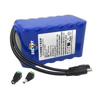 SSCYHT 12v 18000mah, Batería Recargable Iones Litio 12V 2000mAh-60000mAh Paquete de baterías de Repuesto 3S de 11,1 V para Router, Radio, Tira de Luces LED, cámara de CCTV y telescopio 12 voltios