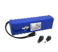 SSCYHT 12v 40000mah, Batería Recargable Iones Litio 12V 2000mAh-60000mAh Paquete de baterías de Repuesto 3S de 11,1 V para Router, Radio, Tira de Luces LED, cámara de CCTV y telescopio 12 voltios