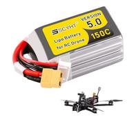 SSCYHT 150C Batería Lipo 4S 14,8V Batería de Litio 3S 11.1V Baterías para Dron 6S 22.2V Baterías Recargables para Modelo de avión, energía Respaldo con Tablero BMS,11.1v850mah 150c