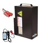 SSCYHT ,24v20ah+Charger, Batería ETU15 para apilador eléctrico, 24 V, 20 Ah, Paquete de baterías de Litio duraderas para Kit de transpaleta eléctrica y Carretilla elevadora.